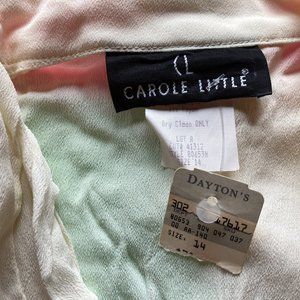 A Very Crinkled Size 14, White 100% Rayon Top